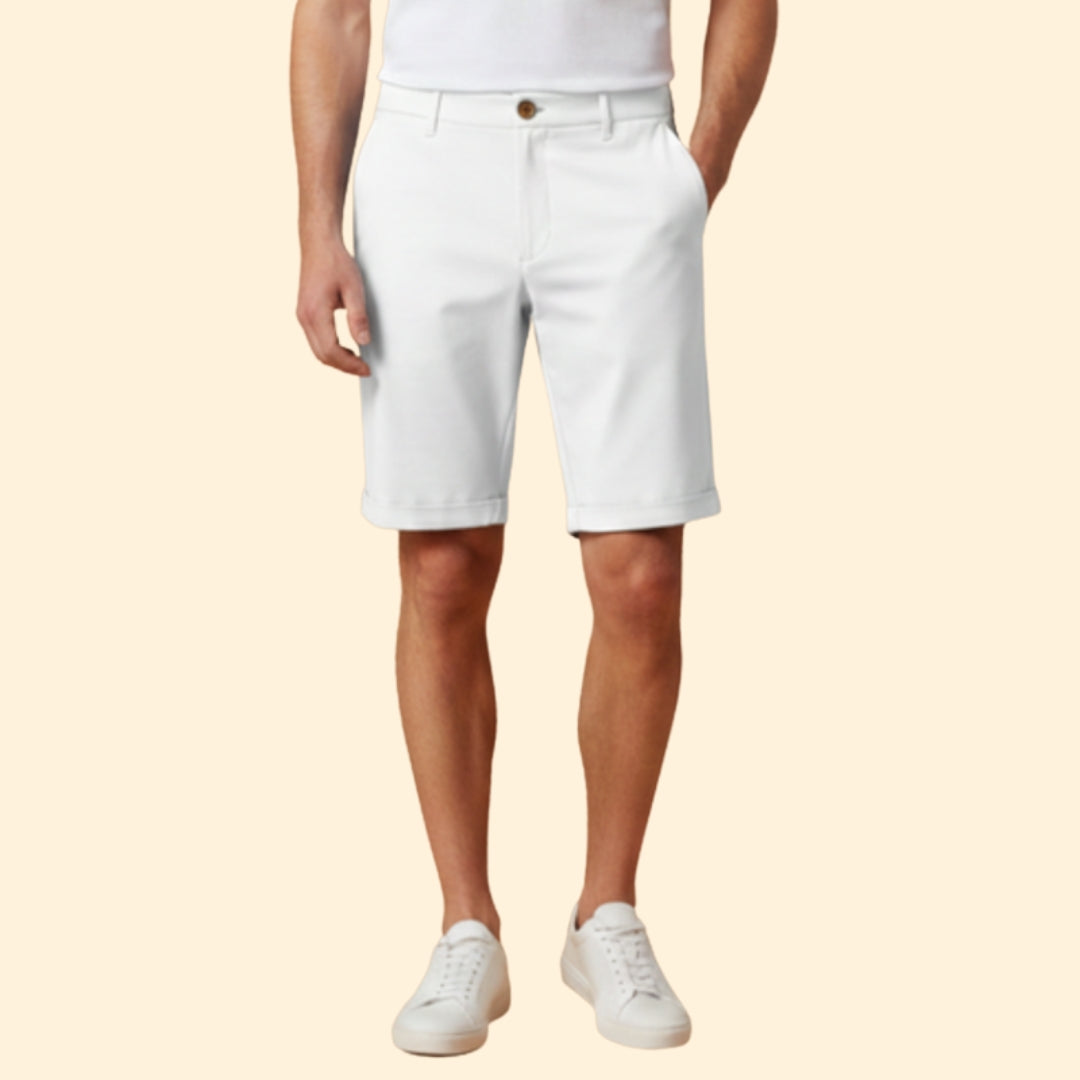 Men’s Summer Shorts with Turn-Up Hems