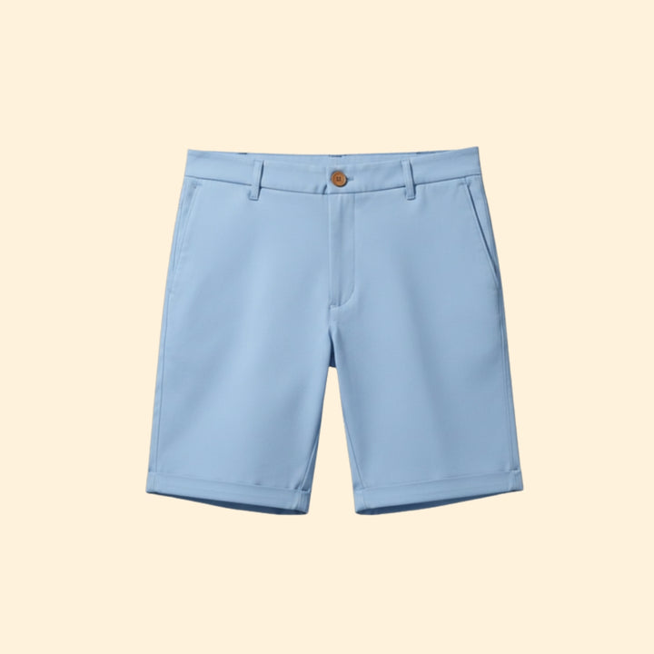 Men’s Summer Shorts with Turn-Up Hems