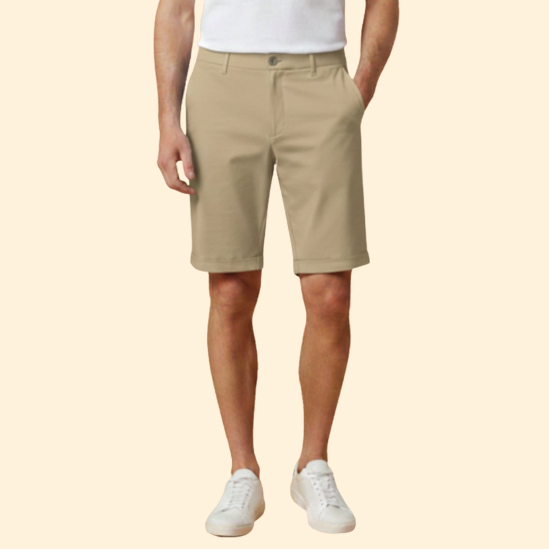 Men’s Summer Shorts with Turn-Up Hems