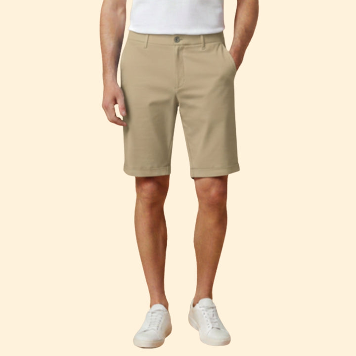 Men’s Summer Shorts with Turn-Up Hems