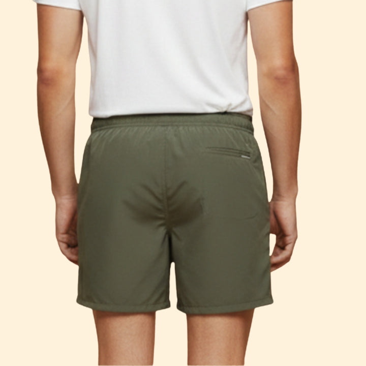 Men’s Summer Swim Shorts with Elastic Waistband