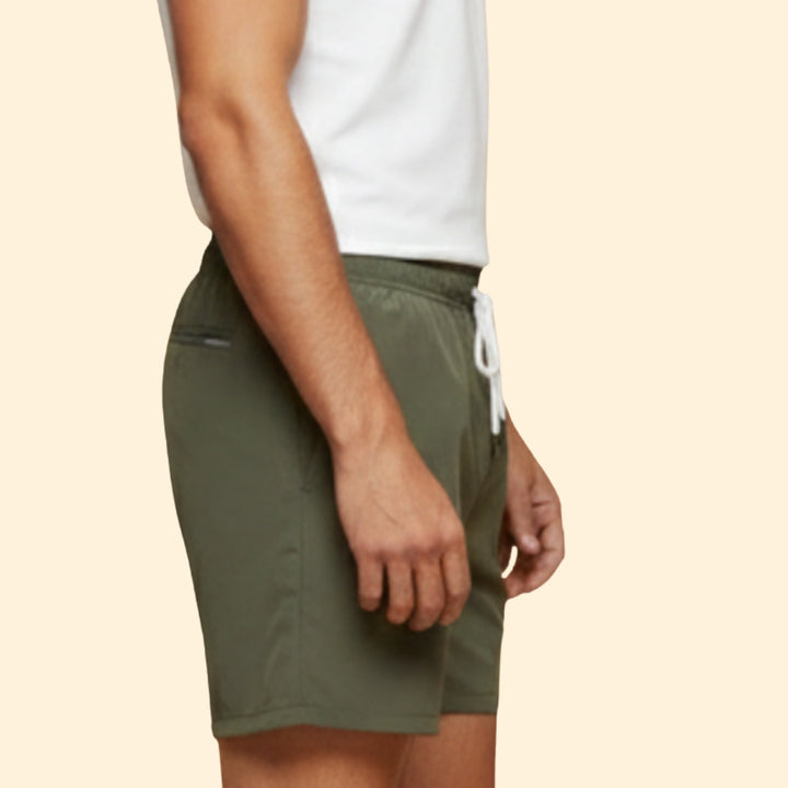 Men’s Summer Swim Shorts with Elastic Waistband