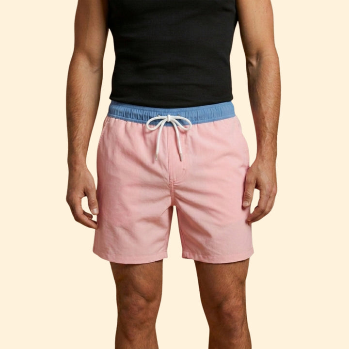 Men’s Summer Swim Shorts with Elastic Waistband