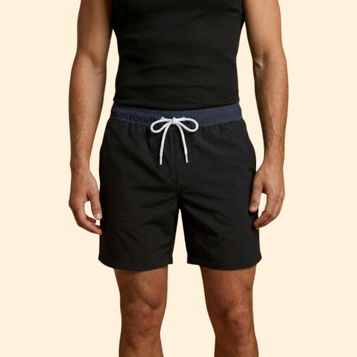 Men’s Summer Swim Shorts with Elastic Waistband