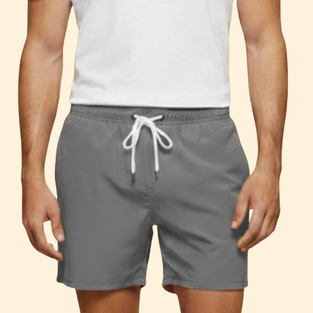 Men’s Summer Swim Shorts with Elastic Waistband