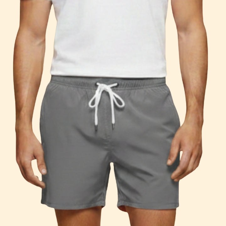 Men’s Summer Swim Shorts with Elastic Waistband