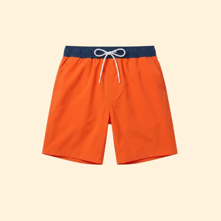 Men’s Summer Swim Shorts with Elastic Waistband