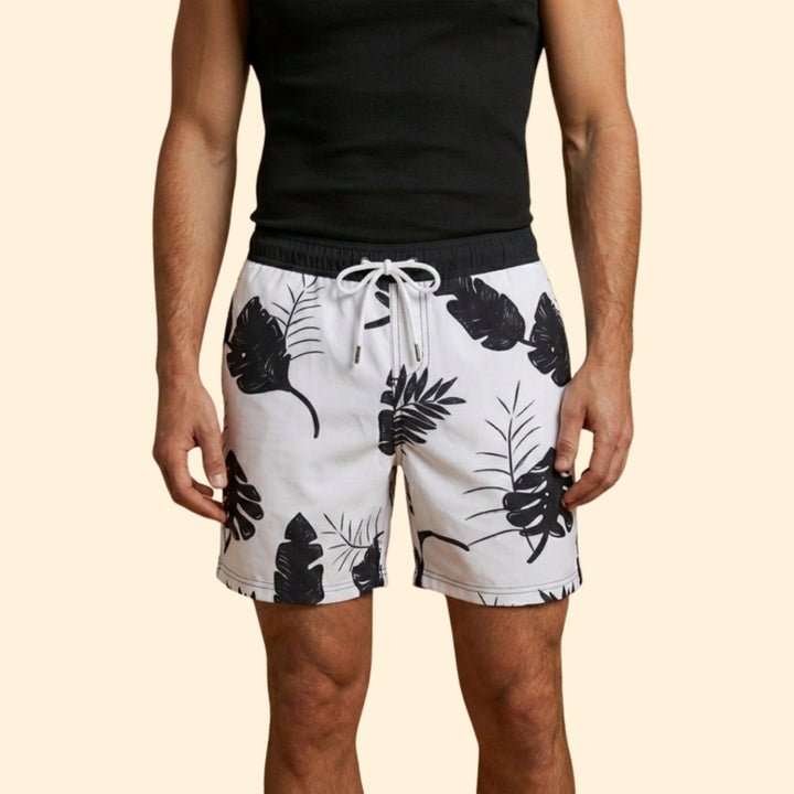 Men’s Summer Swim Shorts with Elastic Waistband