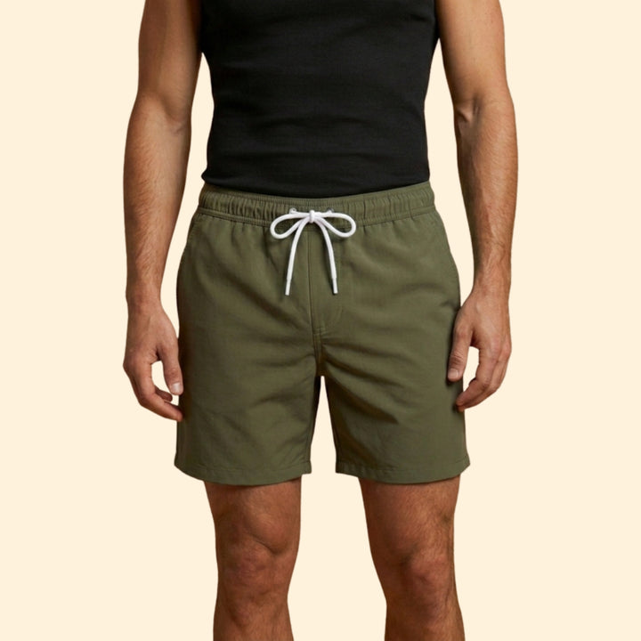 Men’s Summer Swim Shorts with Elastic Waistband