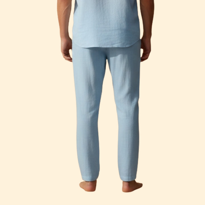 Men’s Summer Trousers with Drawstring Waist