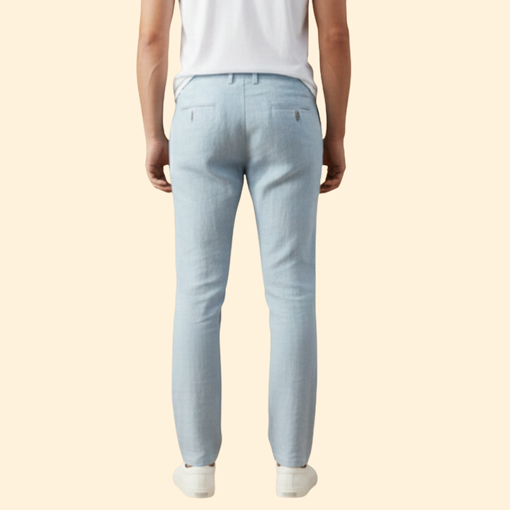 Men’s Summer Trousers with Drawstring Waist