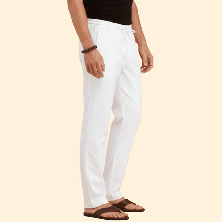 Men’s Summer Trousers with Drawstring Waist