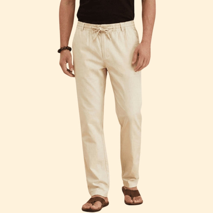 Men’s Summer Trousers with Drawstring Waist