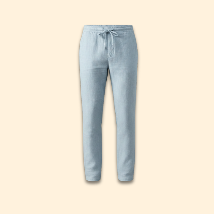 Men’s Summer Trousers with Drawstring Waist