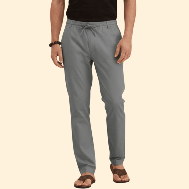 Men’s Summer Trousers with Drawstring Waist