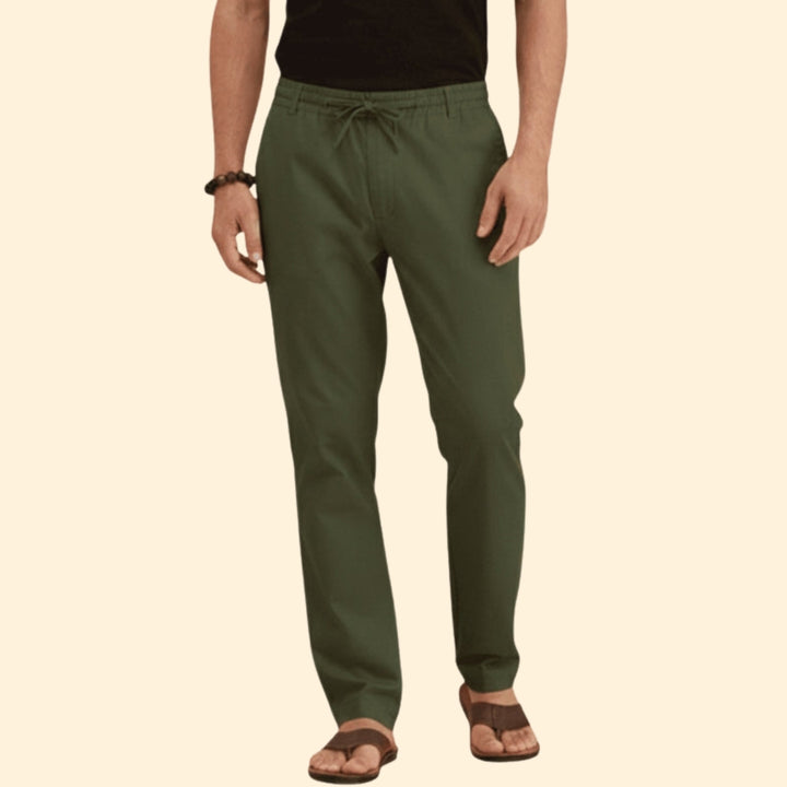 Men’s Summer Trousers with Drawstring Waist