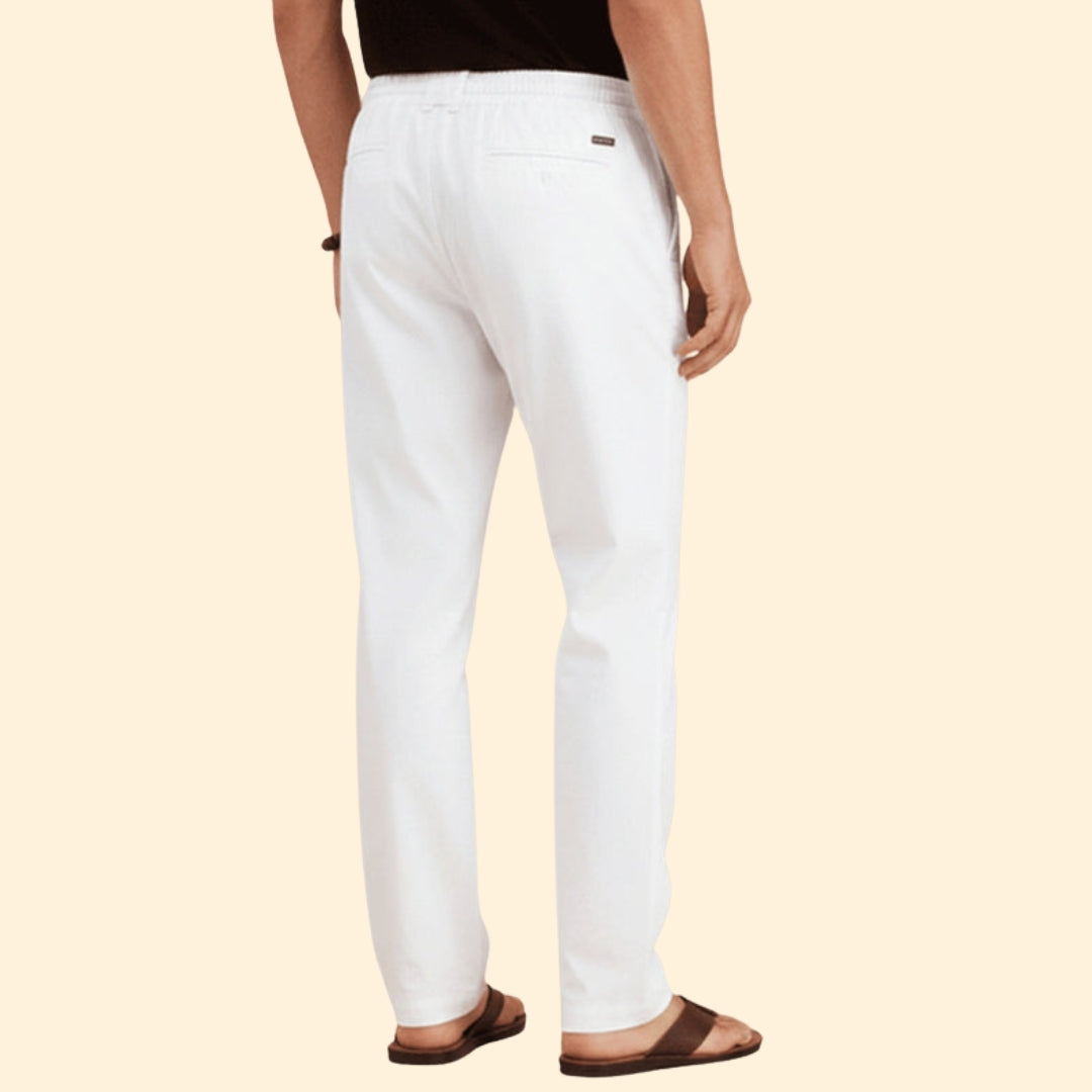 Men’s Summer Trousers with Drawstring Waist