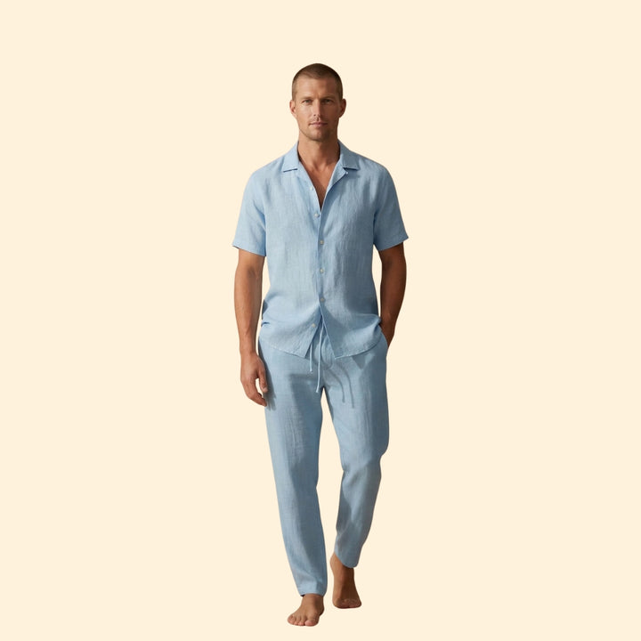 Men’s Summer Trousers with Drawstring Waist