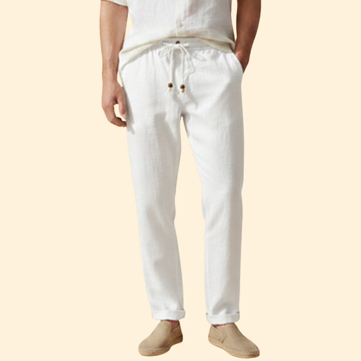 Men’s Summer Trousers with Elasticated Waistband