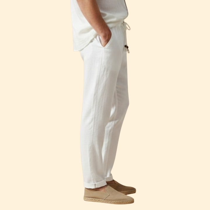 Men’s Summer Trousers with Elasticated Waistband