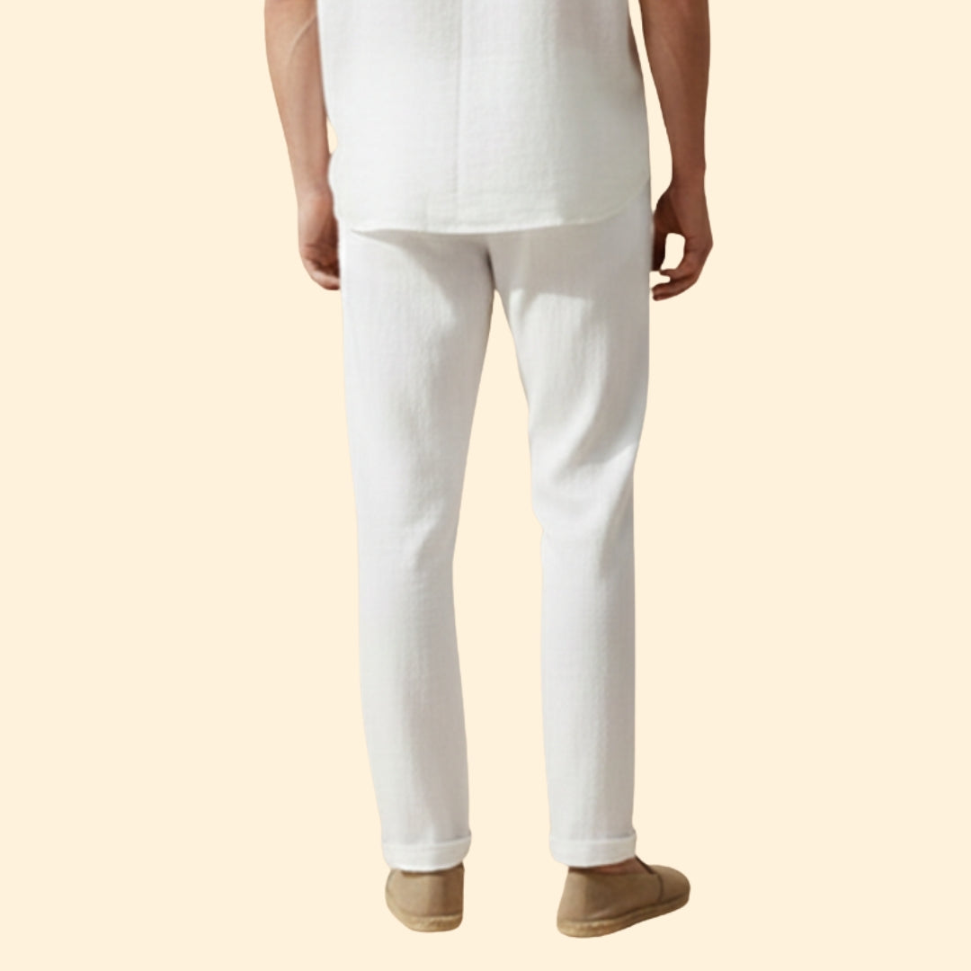 Men’s Summer Trousers with Elasticated Waistband
