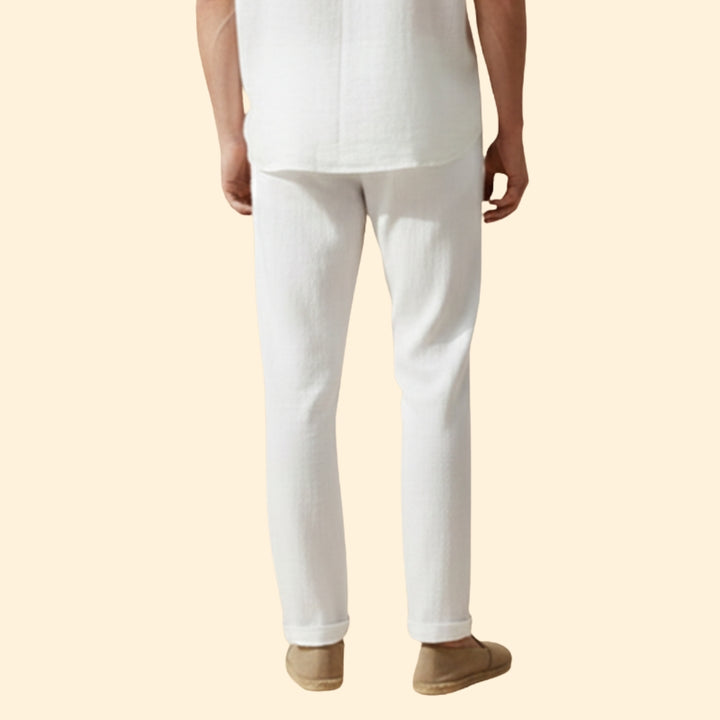 Men’s Summer Trousers with Elasticated Waistband