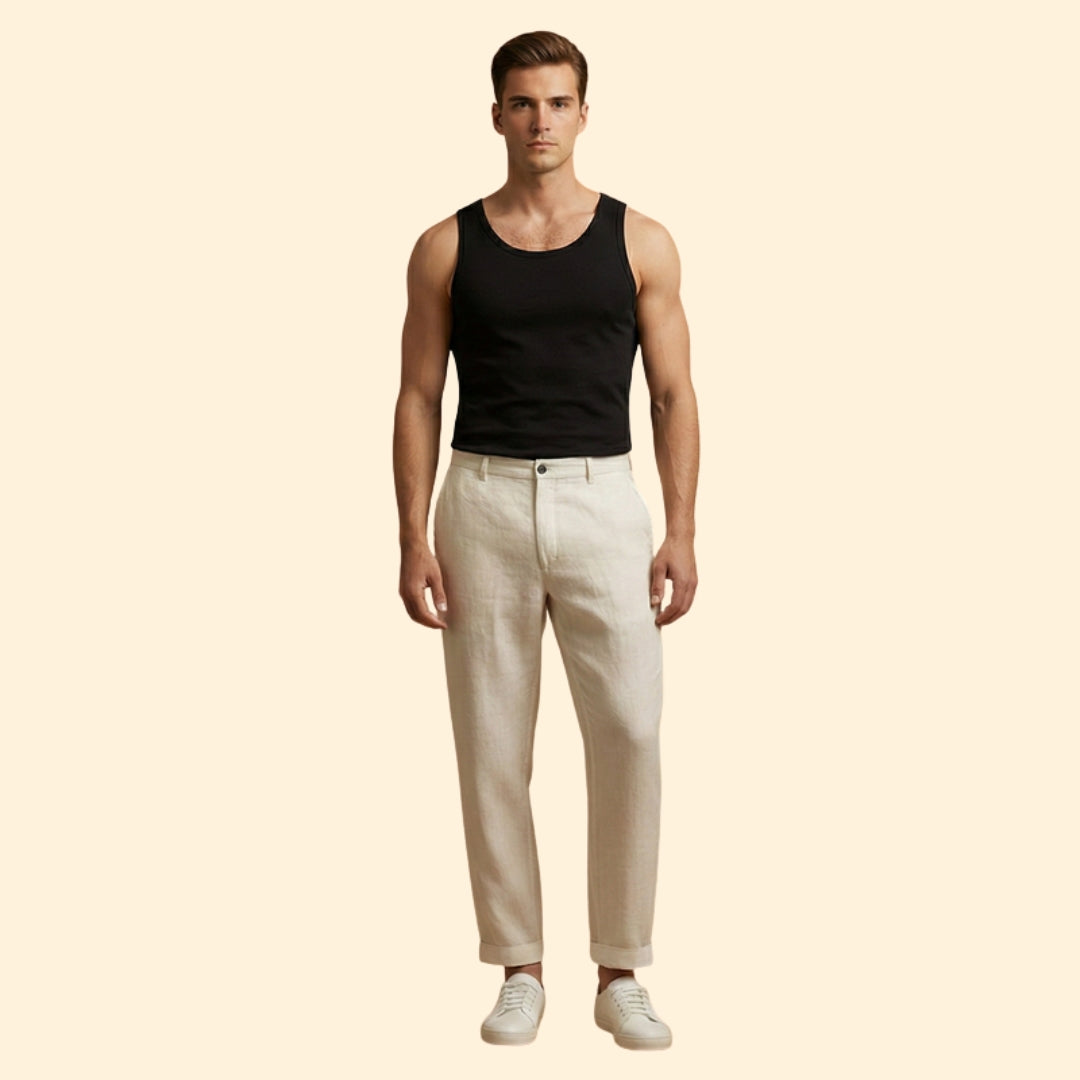 Men’s Summer Trousers with Regular Fit