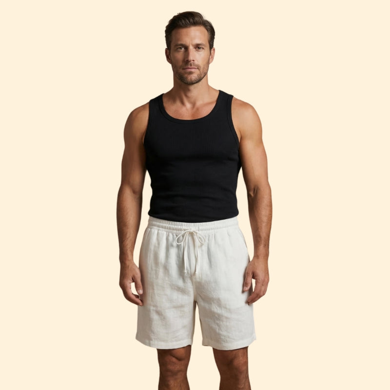 Men's Swim Shorts with Adjustable Drawstring