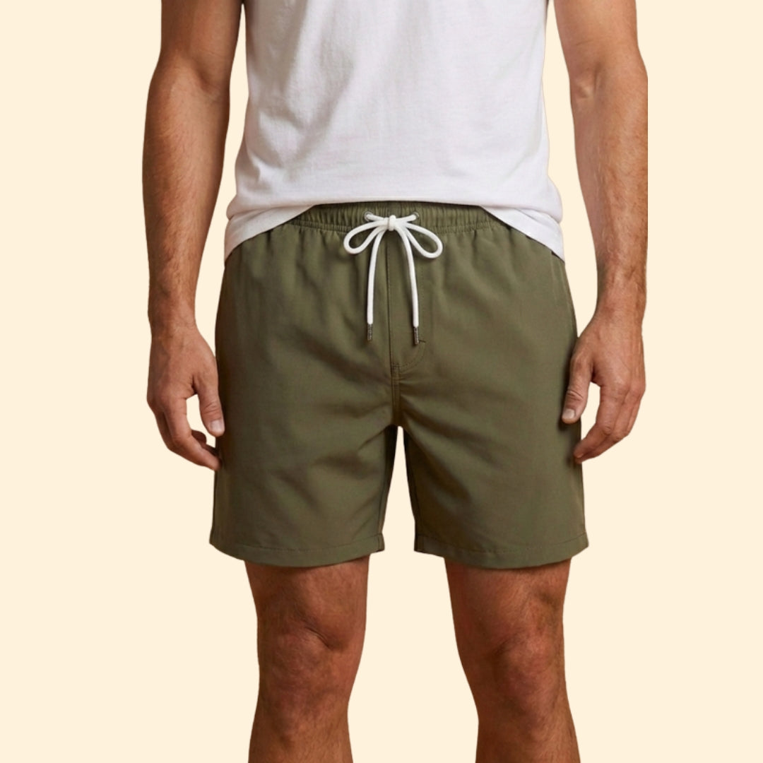Men’s Swim Shorts with Adjustable Drawstring
