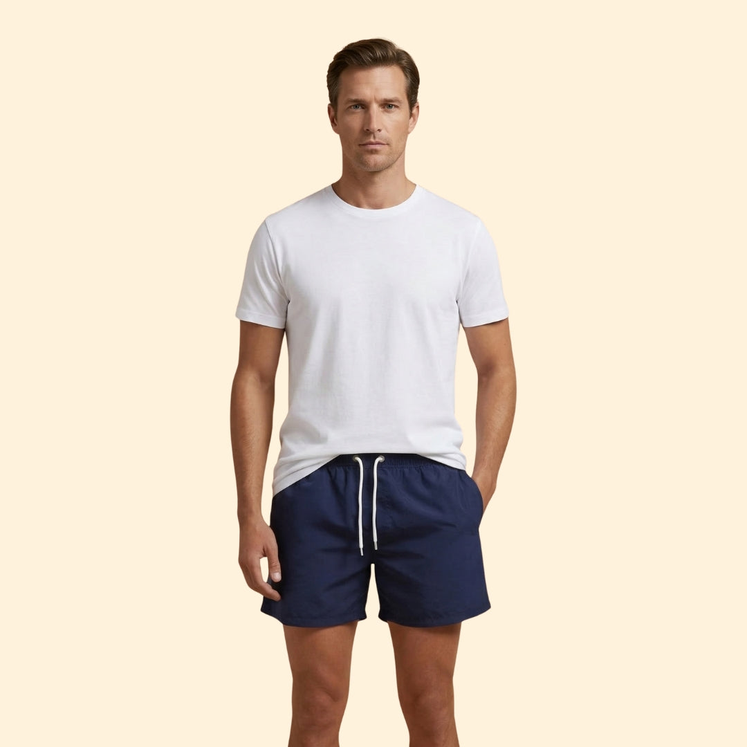 Men’s Swim Shorts with Elastic Waistband