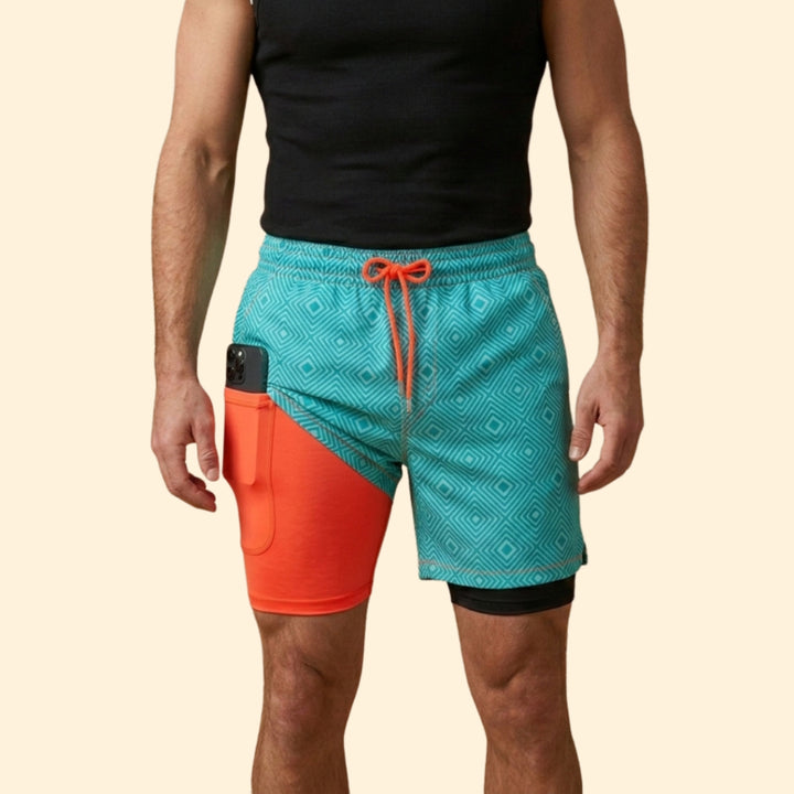 Men’s Swim Shorts with Phone Pocket