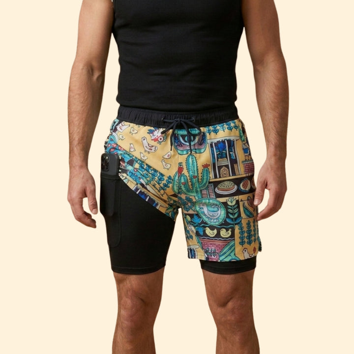 Men’s Swim Shorts with Phone Pocket