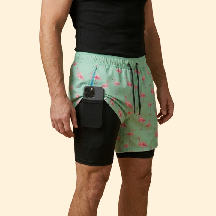 Men’s Swim Shorts with Phone Pocket