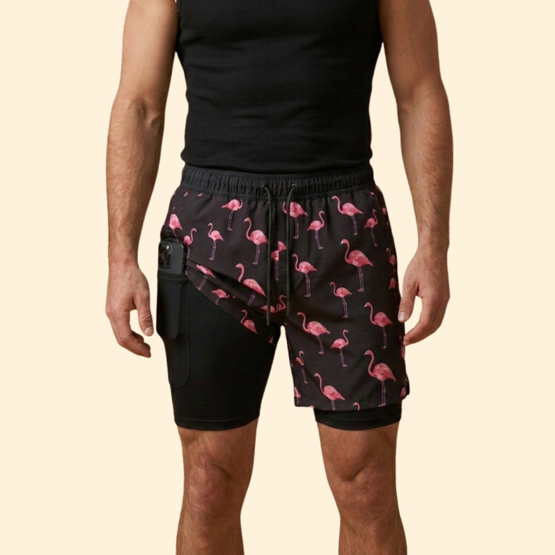 Men’s Swim Shorts with Phone Pocket
