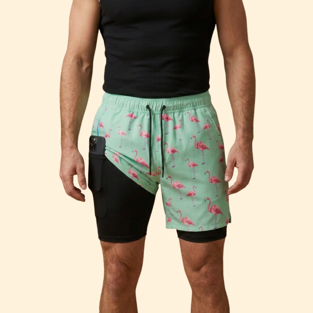 Men’s Swim Shorts with Phone Pocket