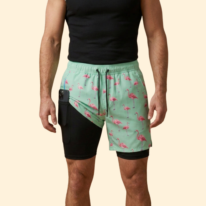 Men’s Swim Shorts with Phone Pocket