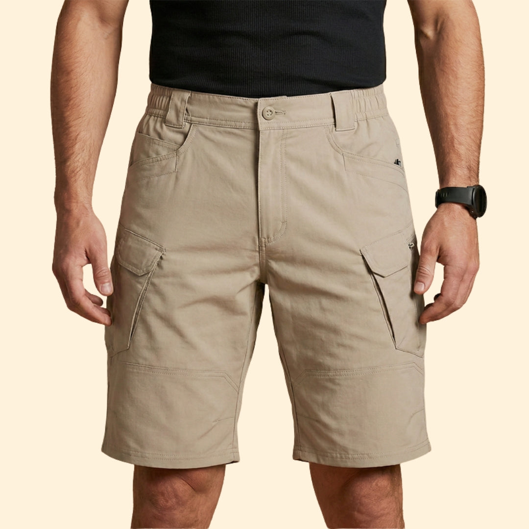 Men's Tactical Shorts with Zipper Pockets