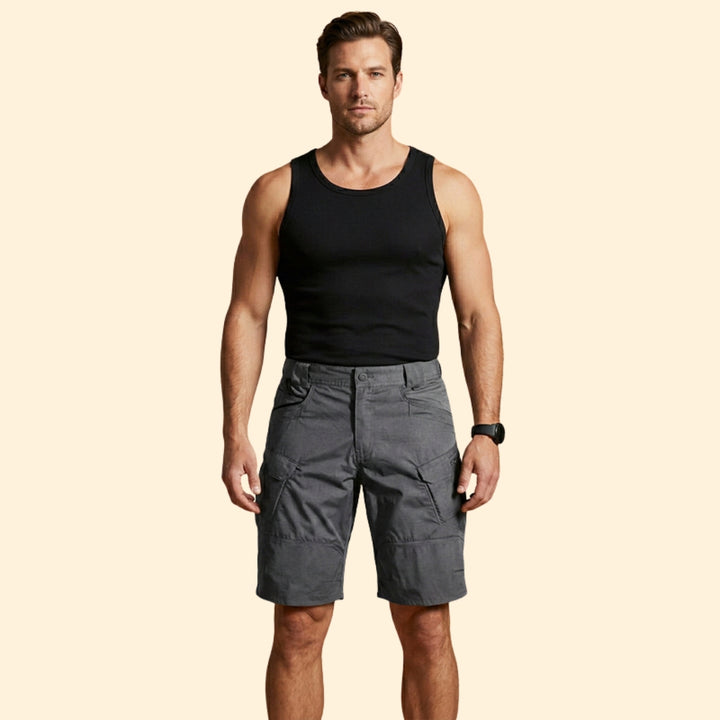 Men's Tactical Shorts with Zipper Pockets