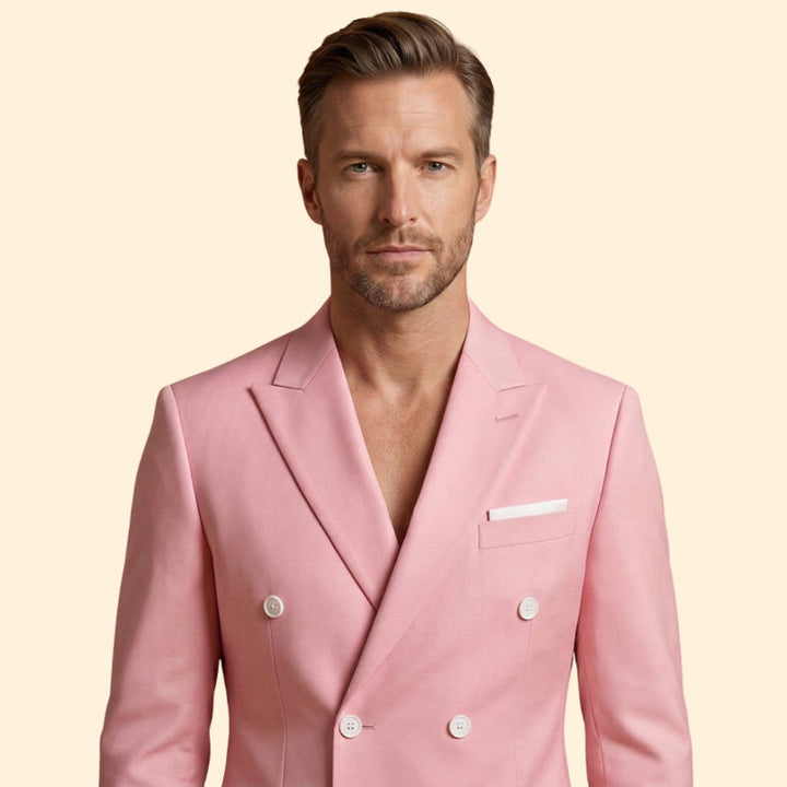 Men’s Tailored Blazer and Slim-Fit Pants Set