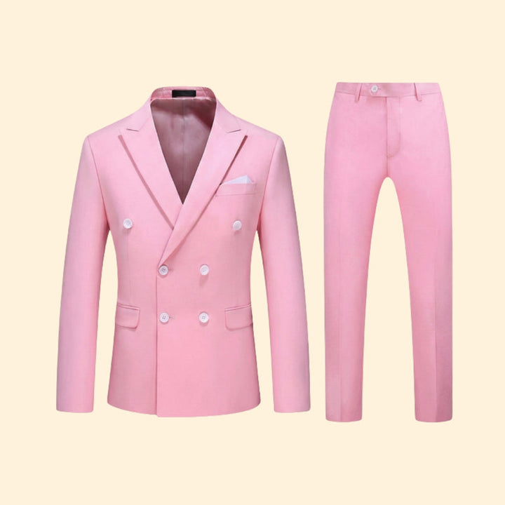 Men’s Tailored Blazer and Slim-Fit Pants Set
