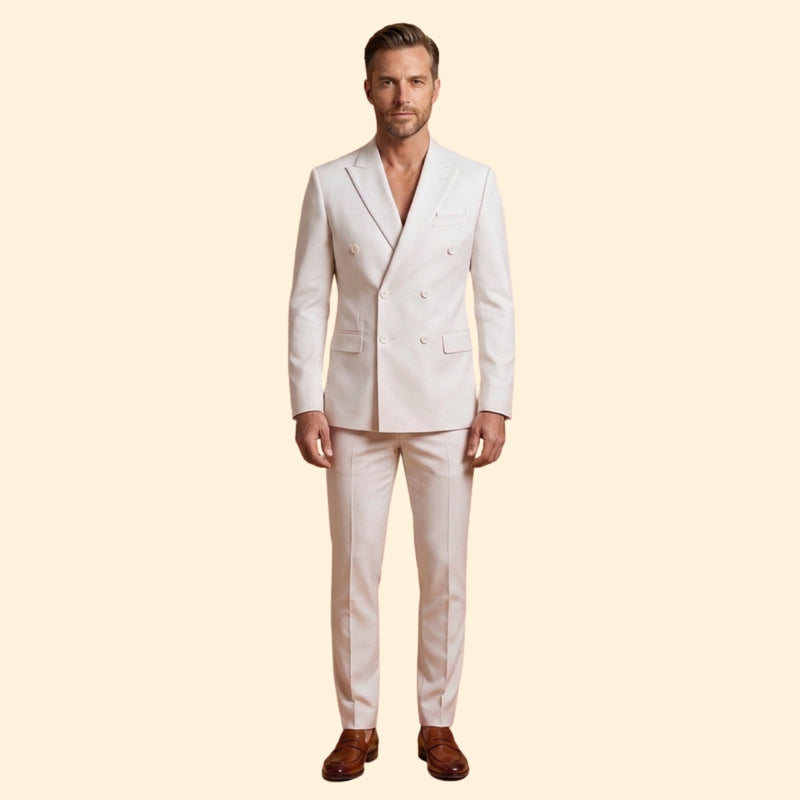 Men’s Tailored Blazer and Slim-Fit Pants Set