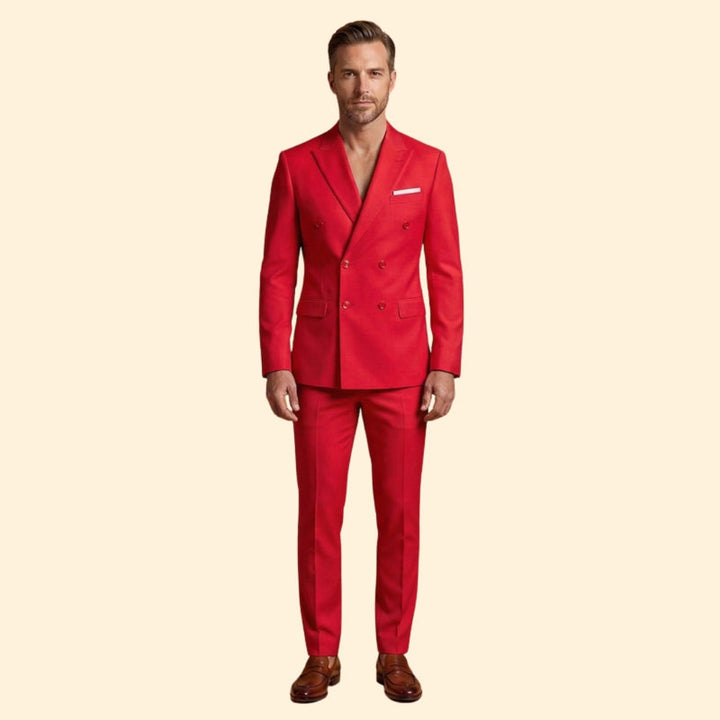 Men’s Tailored Blazer and Slim-Fit Pants Set