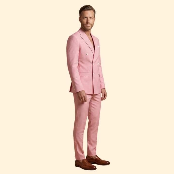 Men’s Tailored Blazer and Slim-Fit Pants Set