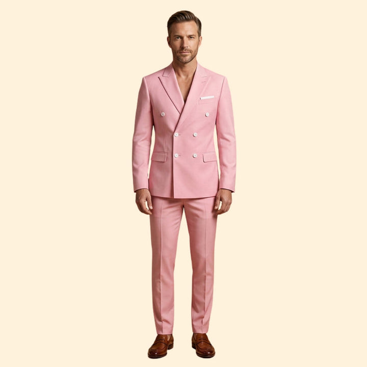 Men’s Tailored Blazer and Slim-Fit Pants Set