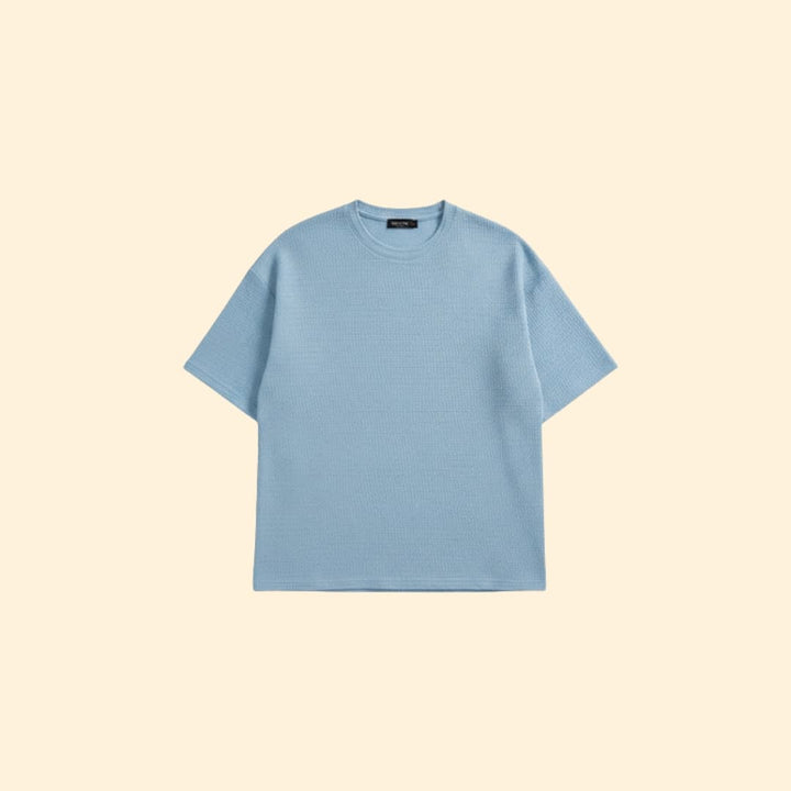 Men’s Textured T-shirt with Short Sleeves