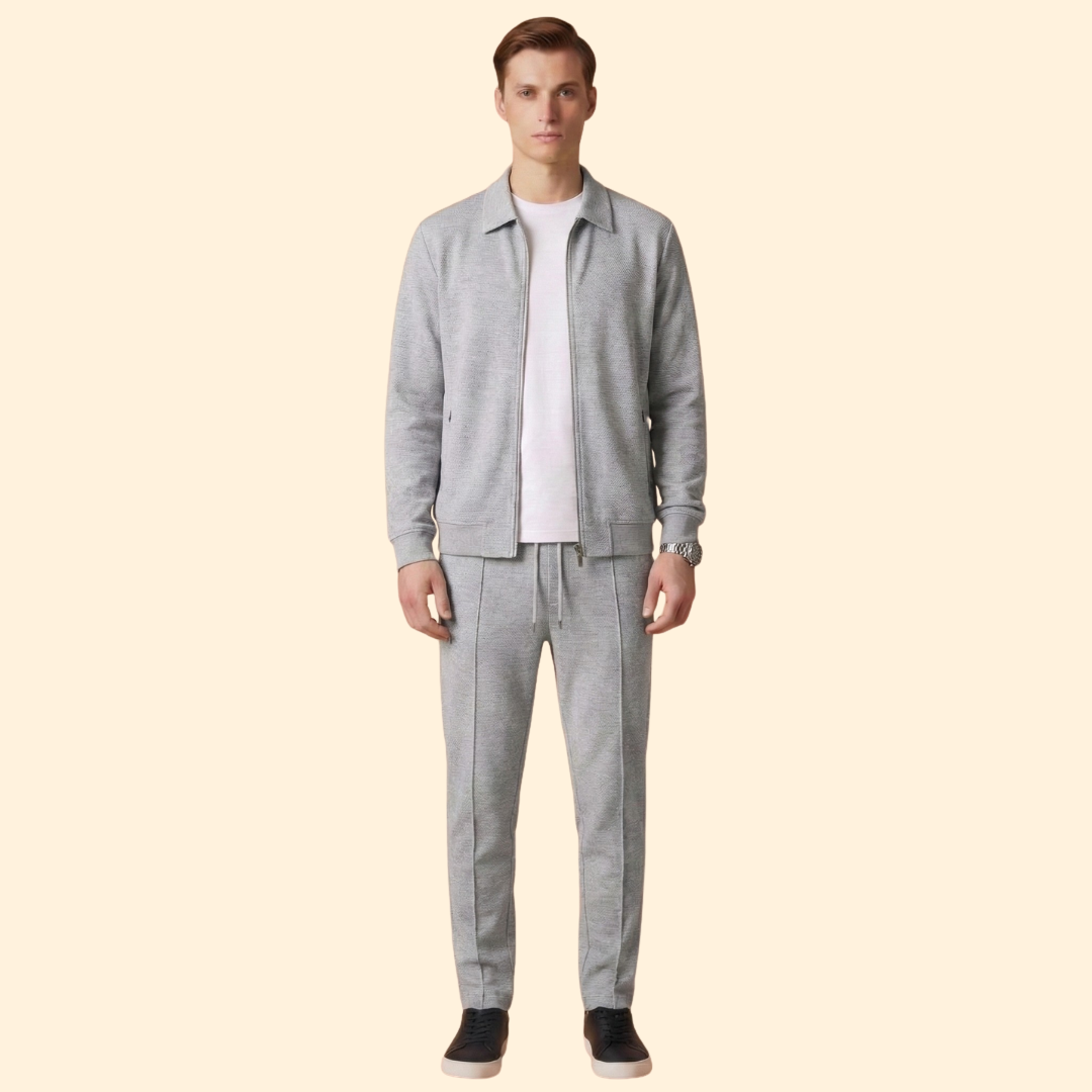 Men’s Tracksuit with Straight Leg Trousers