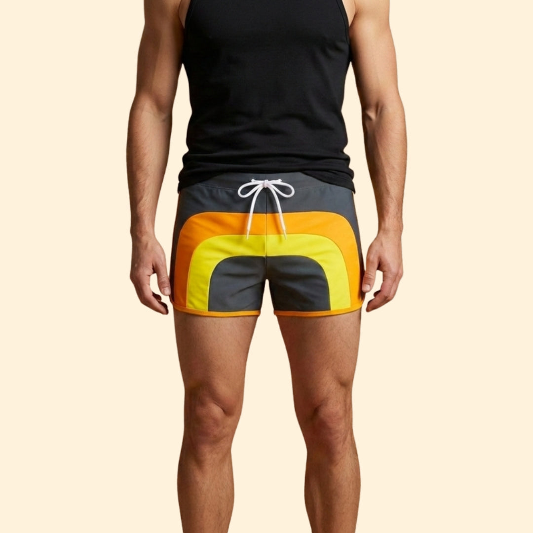 Men’s Trendy Swim Shorts for Beach Activities