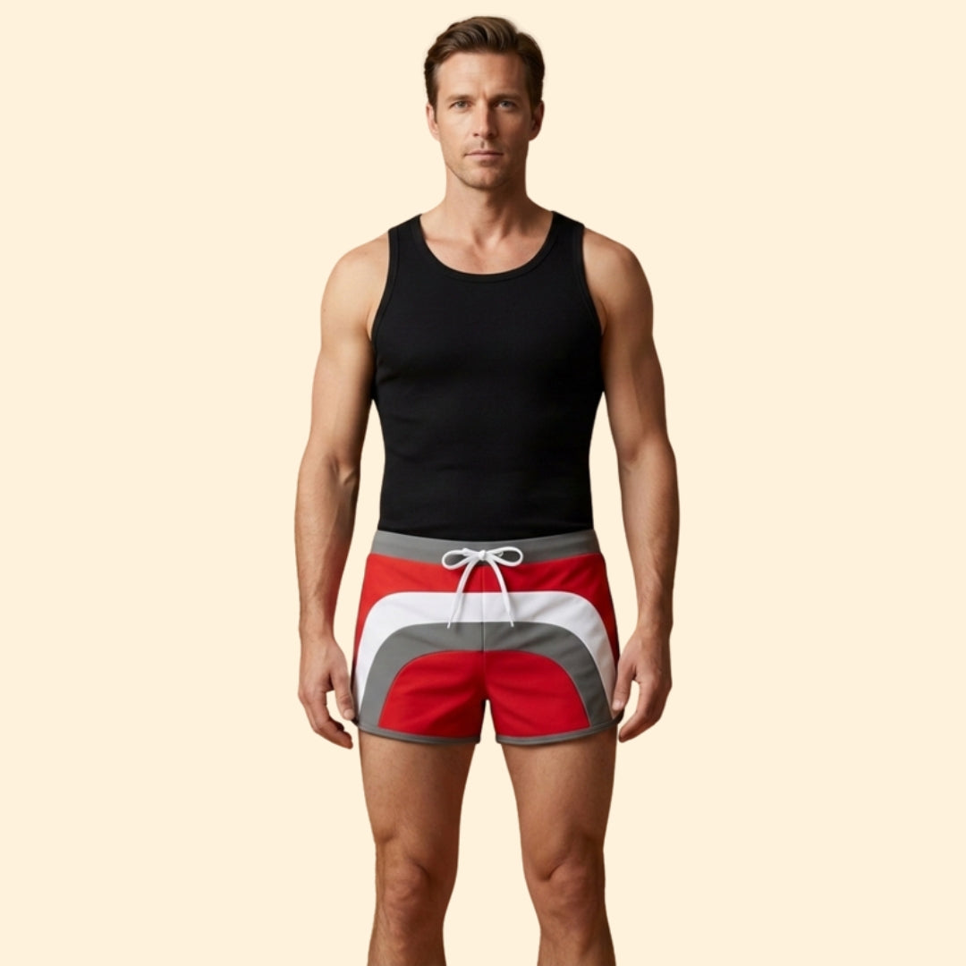 Men’s Trendy Swim Shorts for Beach Activities