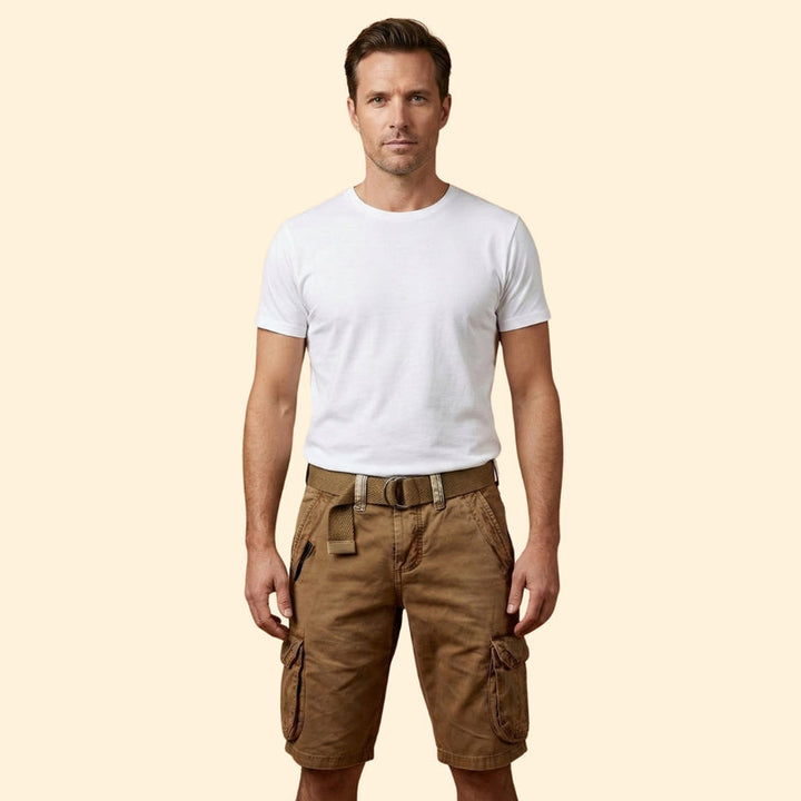 Men's Utility Shorts with Side Cargo Pockets