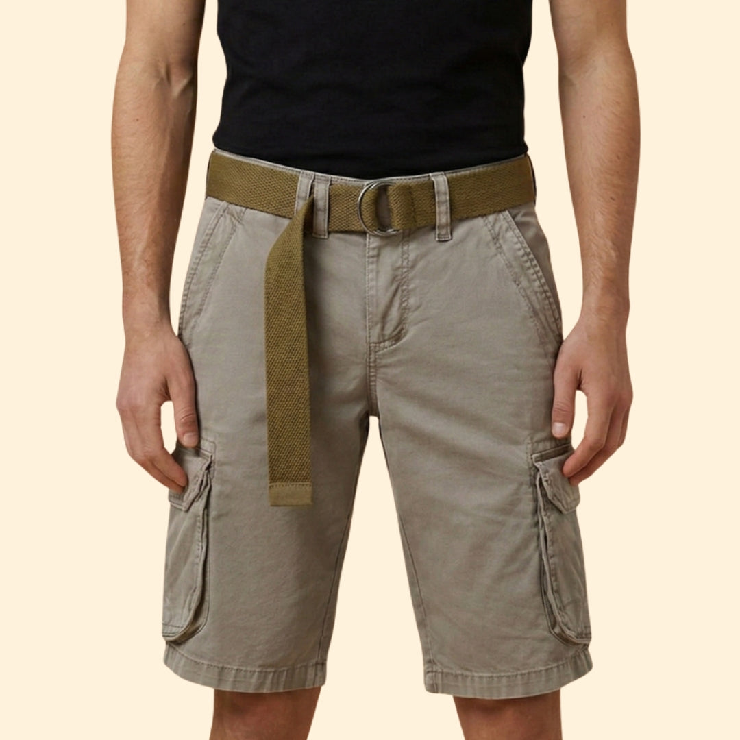 Men's Utility Shorts with Side Cargo Pockets